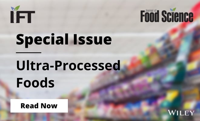 Banner promoting the Special Collection on Ultra-Processed Foods